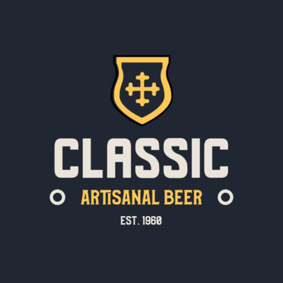 Medieval-Inspired Logo Maker for an Artisanal Beer Brand