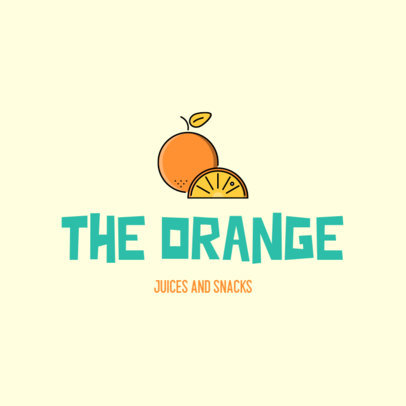 Online Logo Maker for a Juice Bar with Fruit Graphics