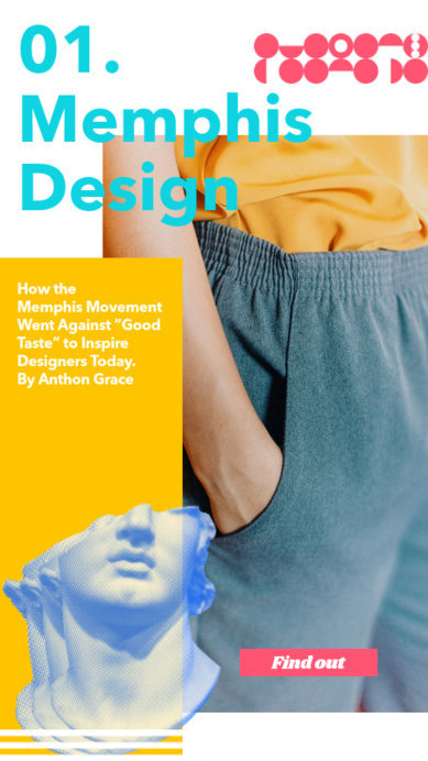 Trendy Instagram Story Maker for a Design-Themed Post