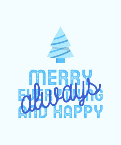 Funny T-Shirt Design Maker with a Christmas Phrase