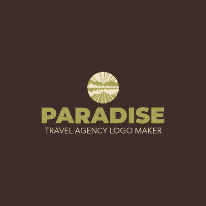 Simple Logo Template for a Travel Agency 