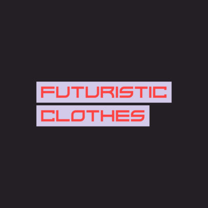 Streetwear Logo Maker Featuring a Futuristic Font