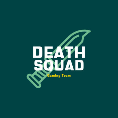 Gaming Logo Maker with Military Weapons Illustrations