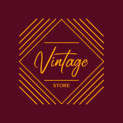Fun Logo Maker for a Vintage Store