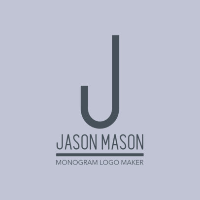 Fashion Brand Logo Generator Featuring a Monogram Style