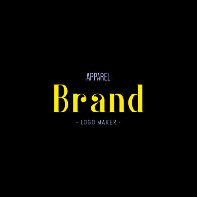 Online Logo Creator for an Apparel Brand