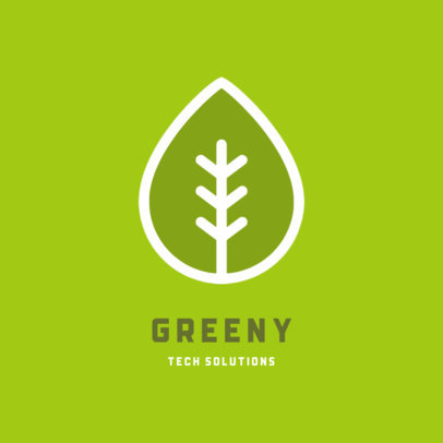 Online Logo Maker for an Eco-Friendly Tech Company