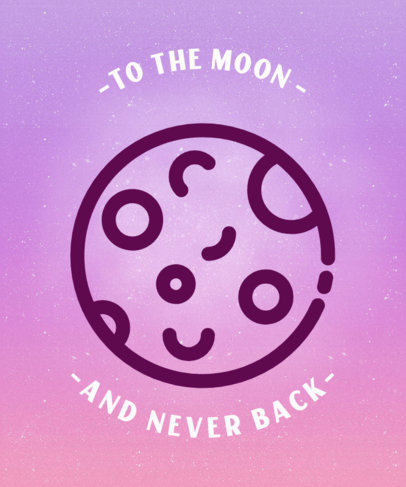 T-Shirt Design Maker Featuring Astronomy Icons 391-el1