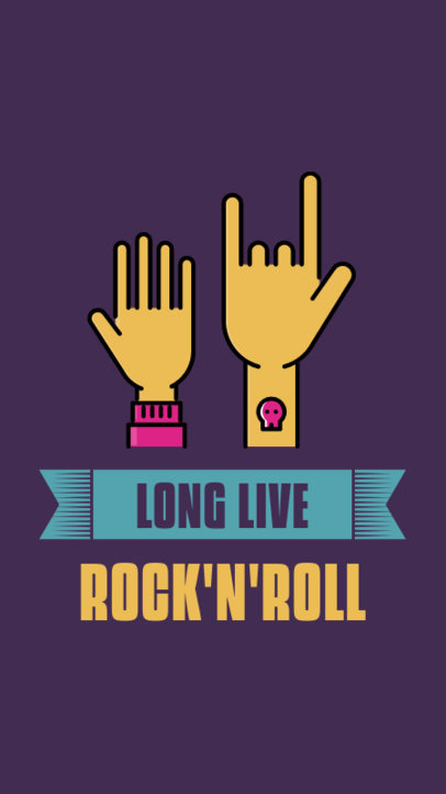 Musician Instagram Story Generator Featuring Rock and Roll Icons 339a-el1