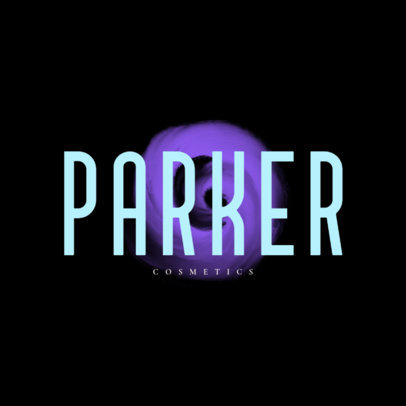 Cosmetics Store Logo Template with an Abstract Design