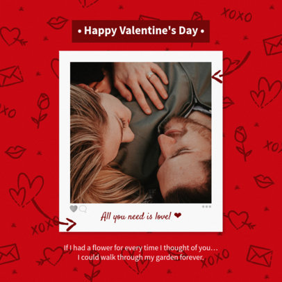 Facebook Post Maker for Valentine's Day Content