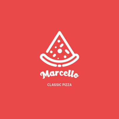 Simple Logo Template for a Pizza Restaurant