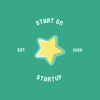 Startup Logo Creator with a Star Graphic