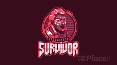 Animated eSports Logo Template for Survival Gamers 1749d