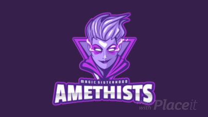 Intense Fantasy Gaming Team Animated Logo Generator 1741c