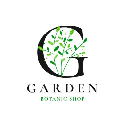 Monogram Logo Maker for Plant Shops