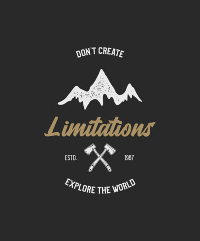 Motivational T-Shirt Design For Outdoorsy Adventurers 212-el1