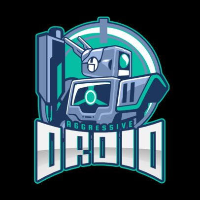 Mobile Legends-Inspired Logo Creator with a Droid Illustration 2455jj-2860