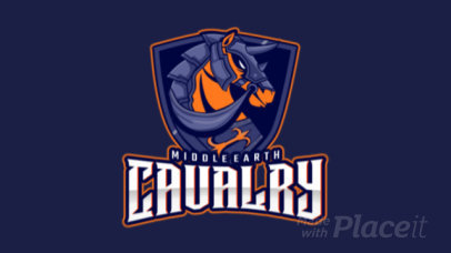 Animated Real Time Strategy eSports Logo Generator with Cavalry Graphics