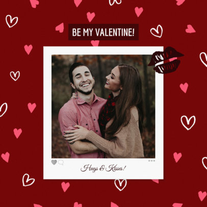 Valentine's Day-Themed Facebook Post Template
