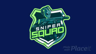 Animated eSports Team Logo Template for an FPS Game 1743b