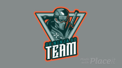 Ninja-Themed Animated Gaming Logo Generator