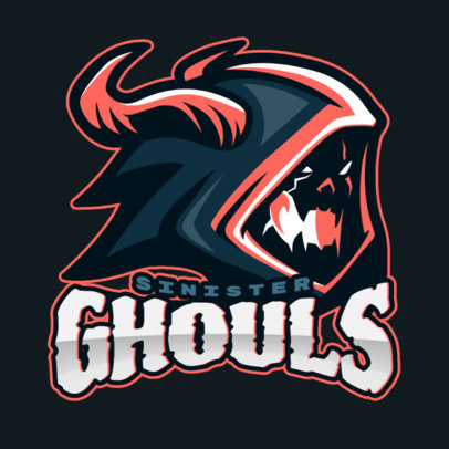 Gaming Logo Maker Featuring a Creepy Creature Graphic