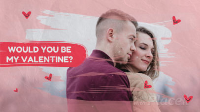 Valentine's Day-Themed Slideshow Maker with Cute Hearts and Transitions