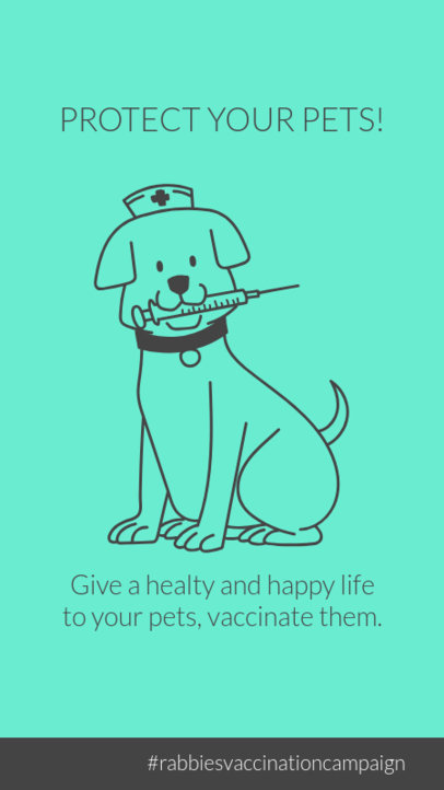 Instagram Story Creator for Veterinarians 1974k-2146