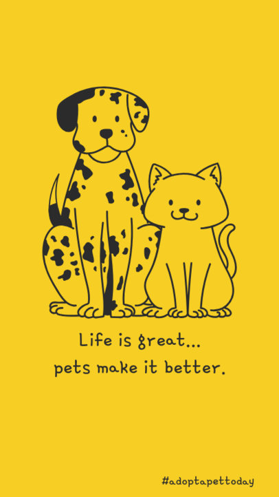 Pets-Themed Instagram Story Design Template