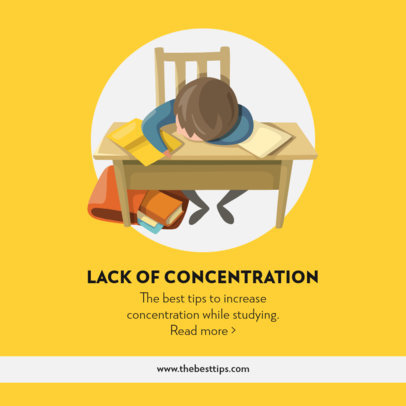 Facebook Post Creator for Back to School Tips 