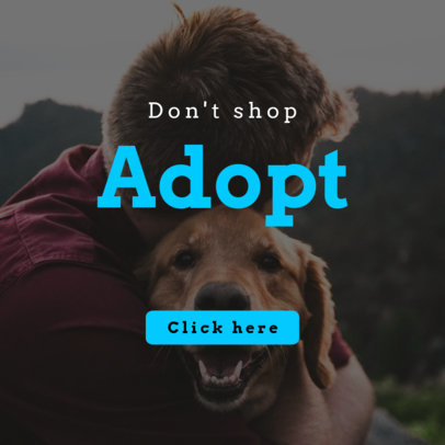 Banner Template for an Adoption Pet Center 2152a
