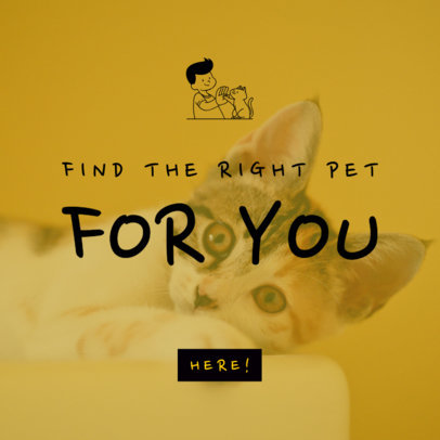 Banner Maker with Adopted Cat Graphics 2152f