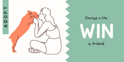 Twitter Cover Maker for an Animal Rescue Association 2149a