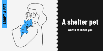 Twitter Cover Generator for a Pet Shelter 2149c