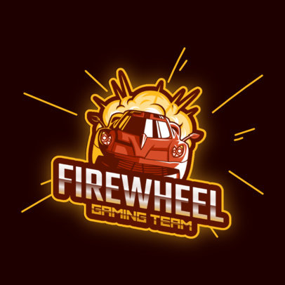 Logo Maker Inspired in Rocket League for a Gaming Team