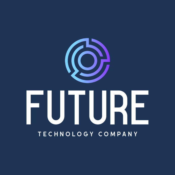 Technology Logo Generator With a Labyrinth Graphic 