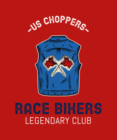 T-Shirt Maker for a Social Club for Bikers