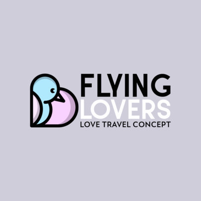 Logo Template for a Romantic Getaway Company