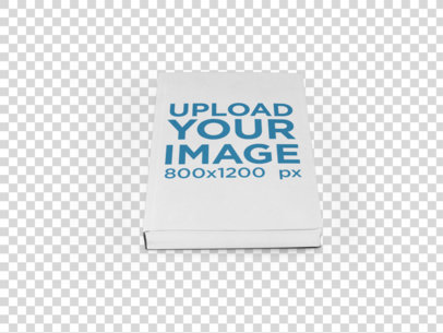 Mockup of a Paperback Book Lying on a Surface