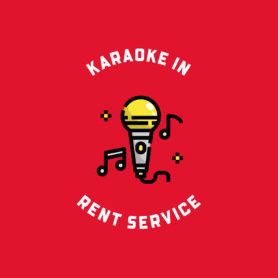 Online Logo Generator for Karaoke Machine Rental Companies 