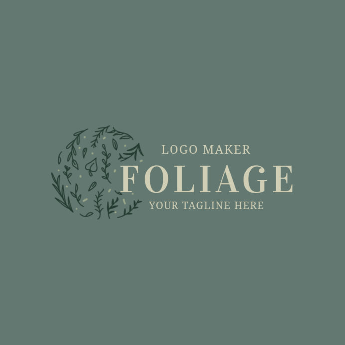 Plant Store Logo Template Featuring a Minimalistic Design