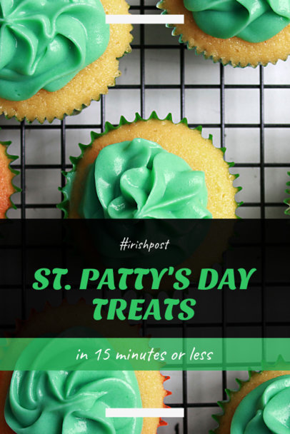 Pinterest Pin Maker for St. Patrick's Day Treat Recipes