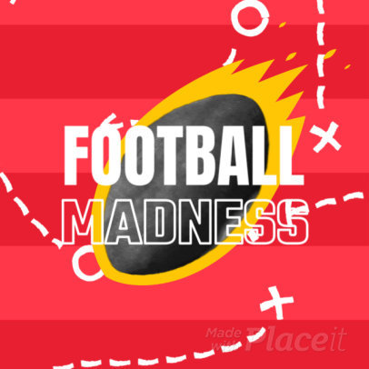 Football-Themed Instagram Video Maker for Special Offers 