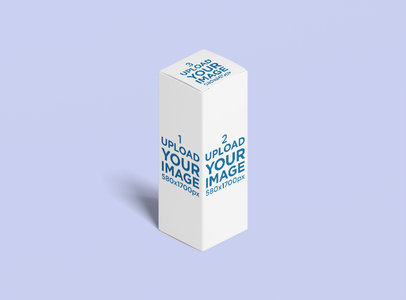Mockup of a Box in a Minimalistic Setting