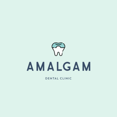 Minimal Logo Maker for Dentistry Centers Featuring Dental Illustrations