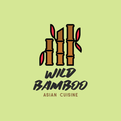 Logo Maker for an Asian Vegan Restaurant