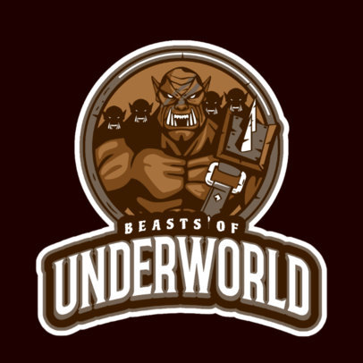 League of Legends-Inspired Logo Maker with a Sinister Graphic