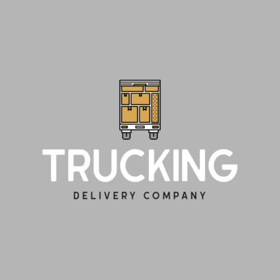 Online Logo Creator for a Delivery Truck Company