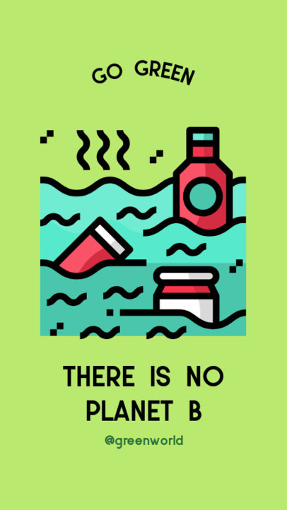 Pollution Awareness Instagram Story Template 
